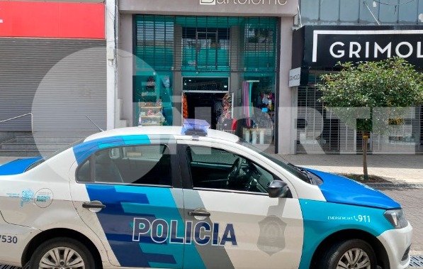 Robo frustrado a plena luz del día asaltaron un comercio céntrico pero