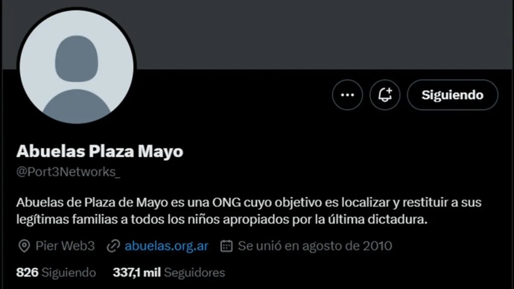 Hackearon la cuenta de X de las abuelas de Plaza de Mayo