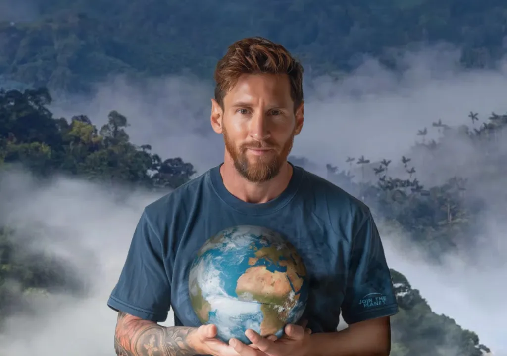 Messi junto a 'Join The Planet' lanzan un botín único de colección para ayudar a la protección del río Paraná