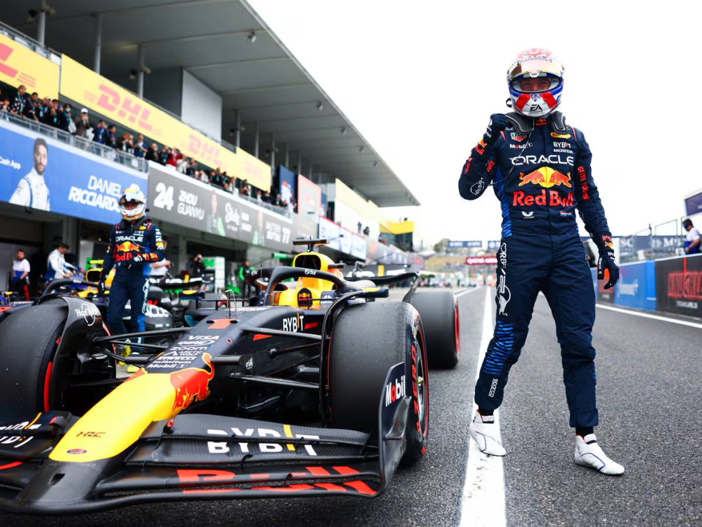 Verstappen logró la pole en gran premio de Japón por tercer año consecutivo