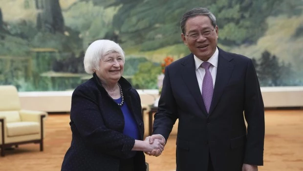 EEUU y China necesitan conversaciones "duras", dijo Yellen al Primer Ministro chino