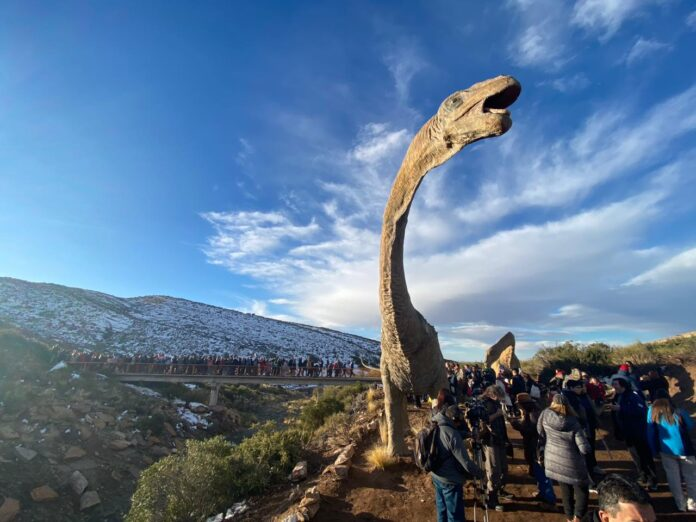 Los dinosaurios y sus huellas están en Malargüe