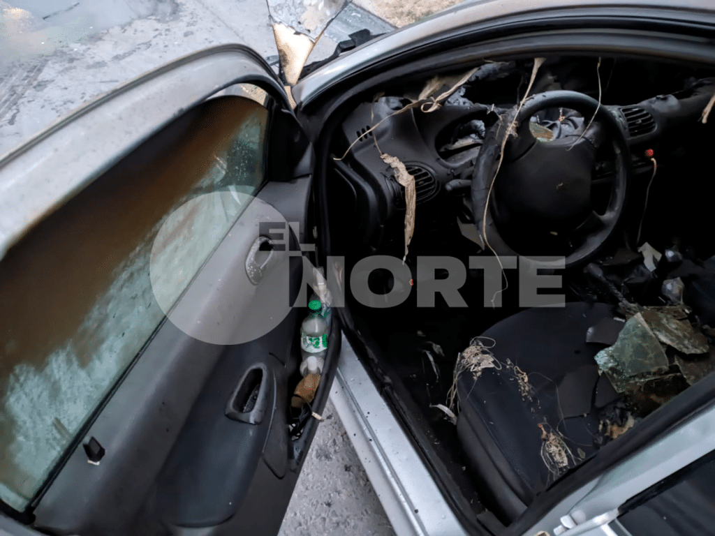 Zona norte: se incendió un vehículo frente a la Municipalidad