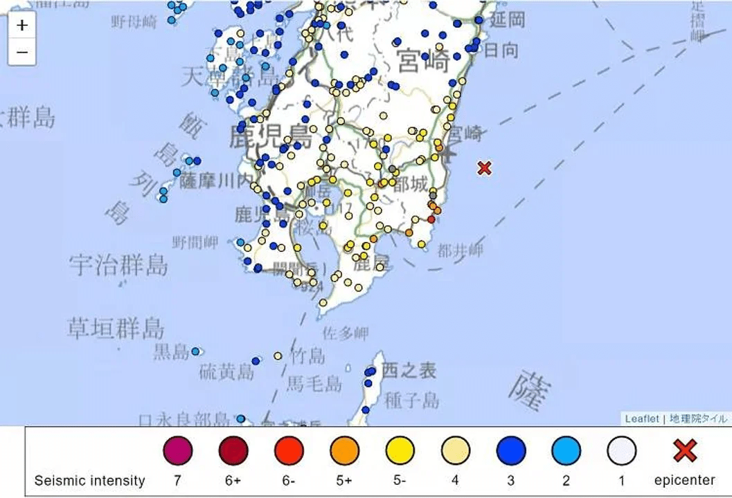 Tsunami de 50 centímetros golpeó el puerto de Miyazaki tras un terremoto de magnitud  7,1 en el suroeste de Japón | Diario El Norte, San Nicolás.