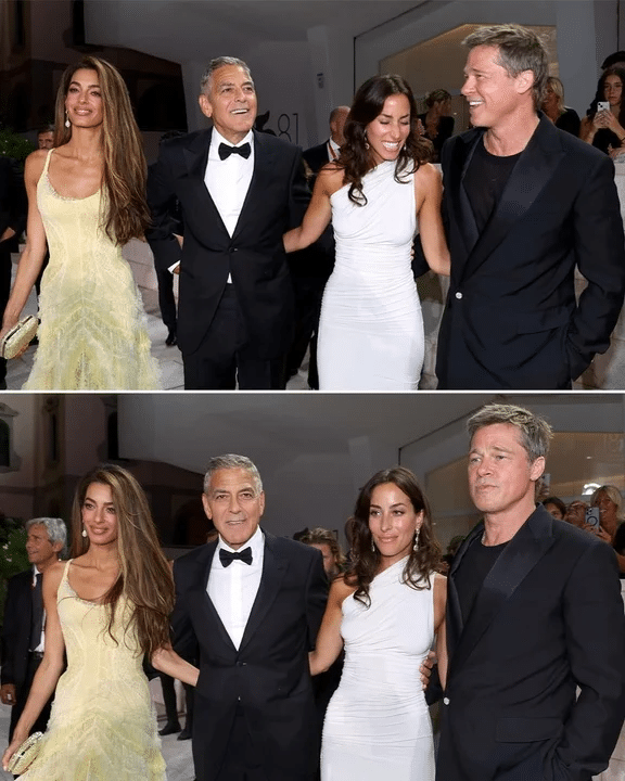 Las románticas fotos de Brad Pitt y su novia en el Festival de Venecia