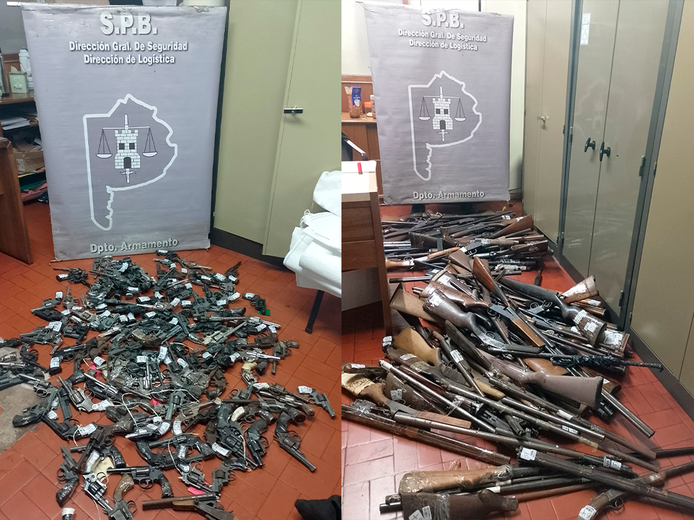 Fiscalía General entregó más de 300 armas de fuego para su destrucción