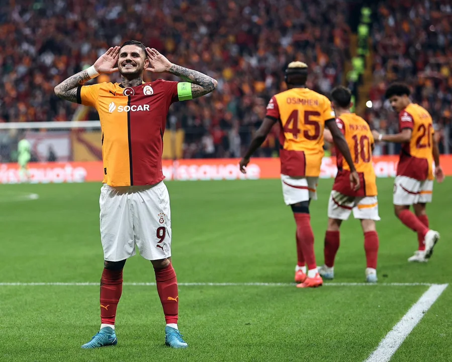 Con un gol de Icardi, Galatasaray venció al Elfsborg y sigue firme en la Europa League