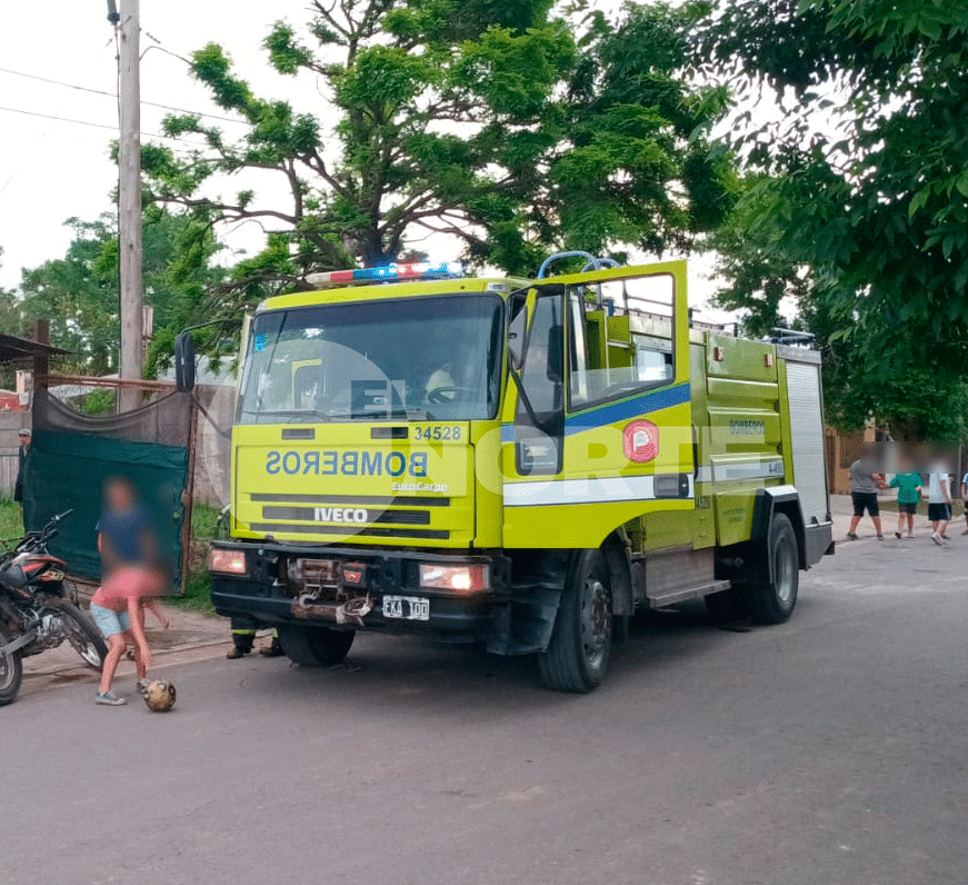 Zona sur: se incendió un galpón de una vivienda en barrio 9 de Julio