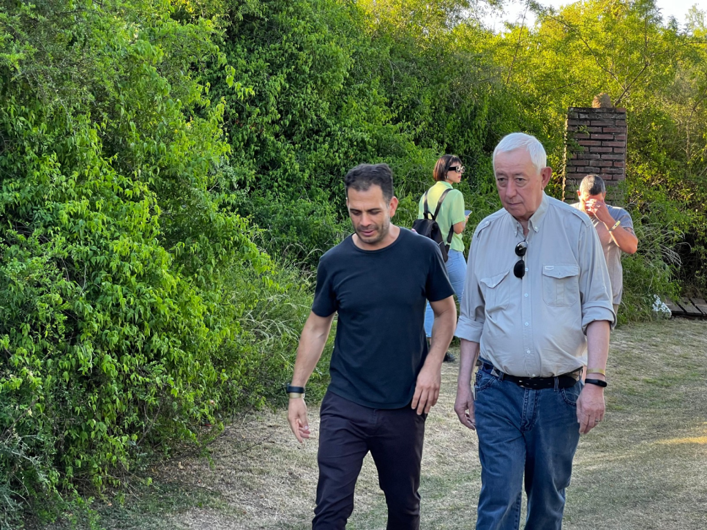 Naldo Brunelli presente en el acto de Kicillof en Vuelta de Obligado