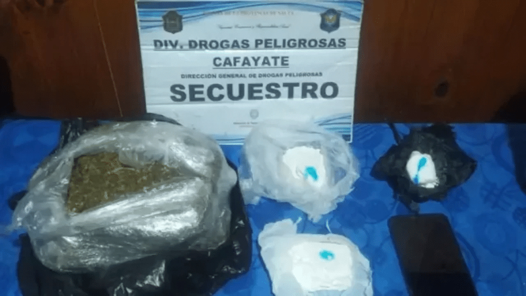 Salta: detenido con más de 5600 dosis de drogas en un control vial