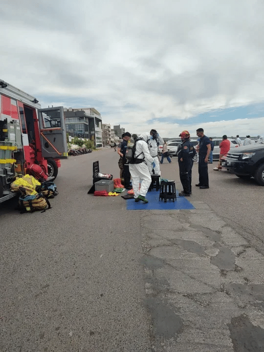 Chubut: se registró un escape de amoníaco en una pesquera y evacuaron el lugar