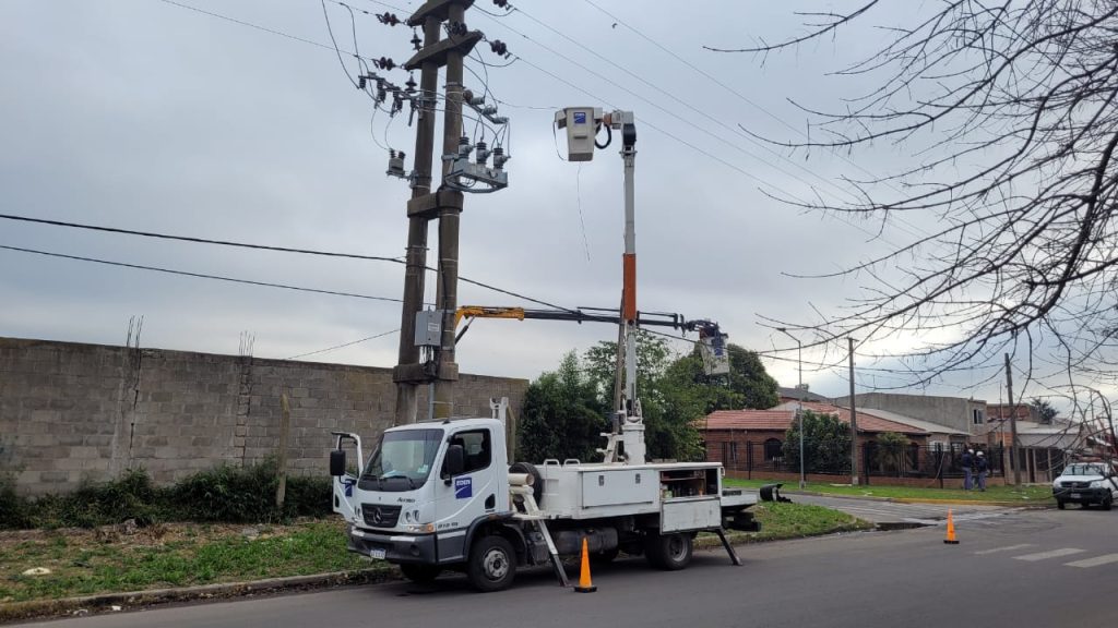 Corte de servicio de suministro eléctrico en zona norte