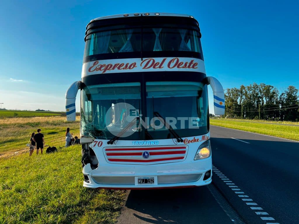 Un micro embistió a tres personas que auxiliaban a una camioneta en Ramallo: fallecieron dos hombres