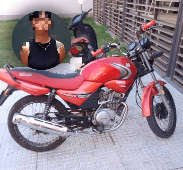 Aprehendieron a una mujer de 32 años en el centro con una motocicleta con pedido de secuestro desde el 2013