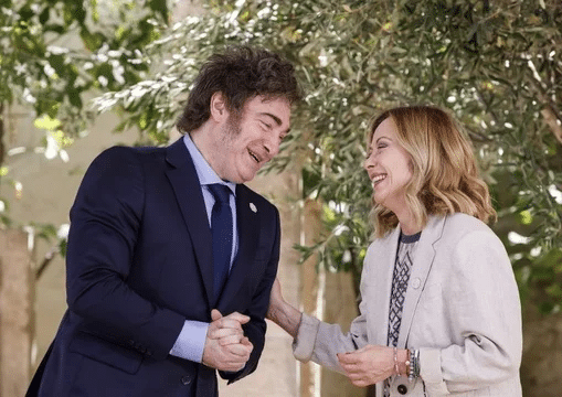 Milei vuelve a viajar a Italia invitado por Meloni