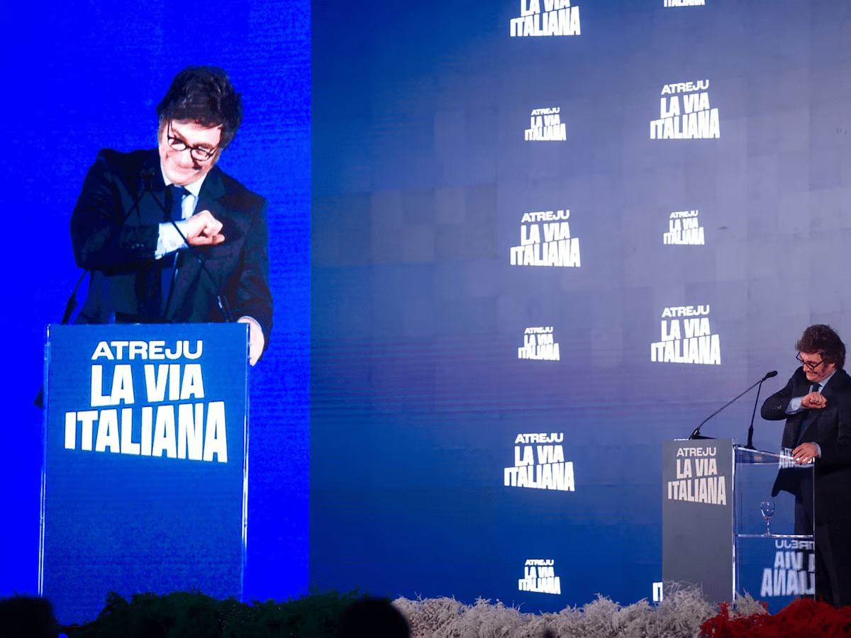 El discurso de Milei en Roma, según la prensa italiana | Diario El ...
