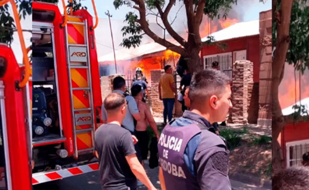 Murió una niña de cuatro años por un incendio en su casa de Villa María