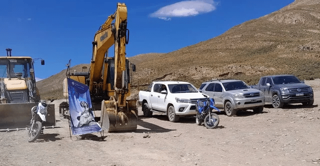 Descubren un campamento de extracción ilegal de oro a 4.000 metros de altura en Jujuy