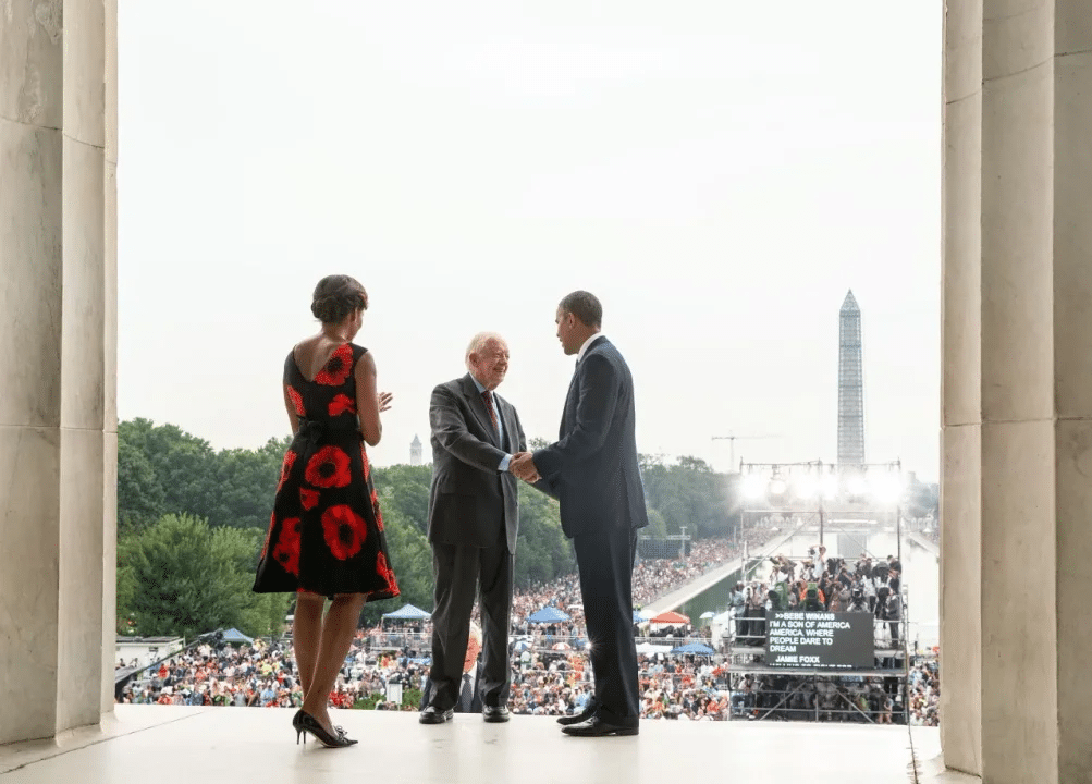 Obama despidió a Jimmy Carter: "Un hombre extraordinario"
