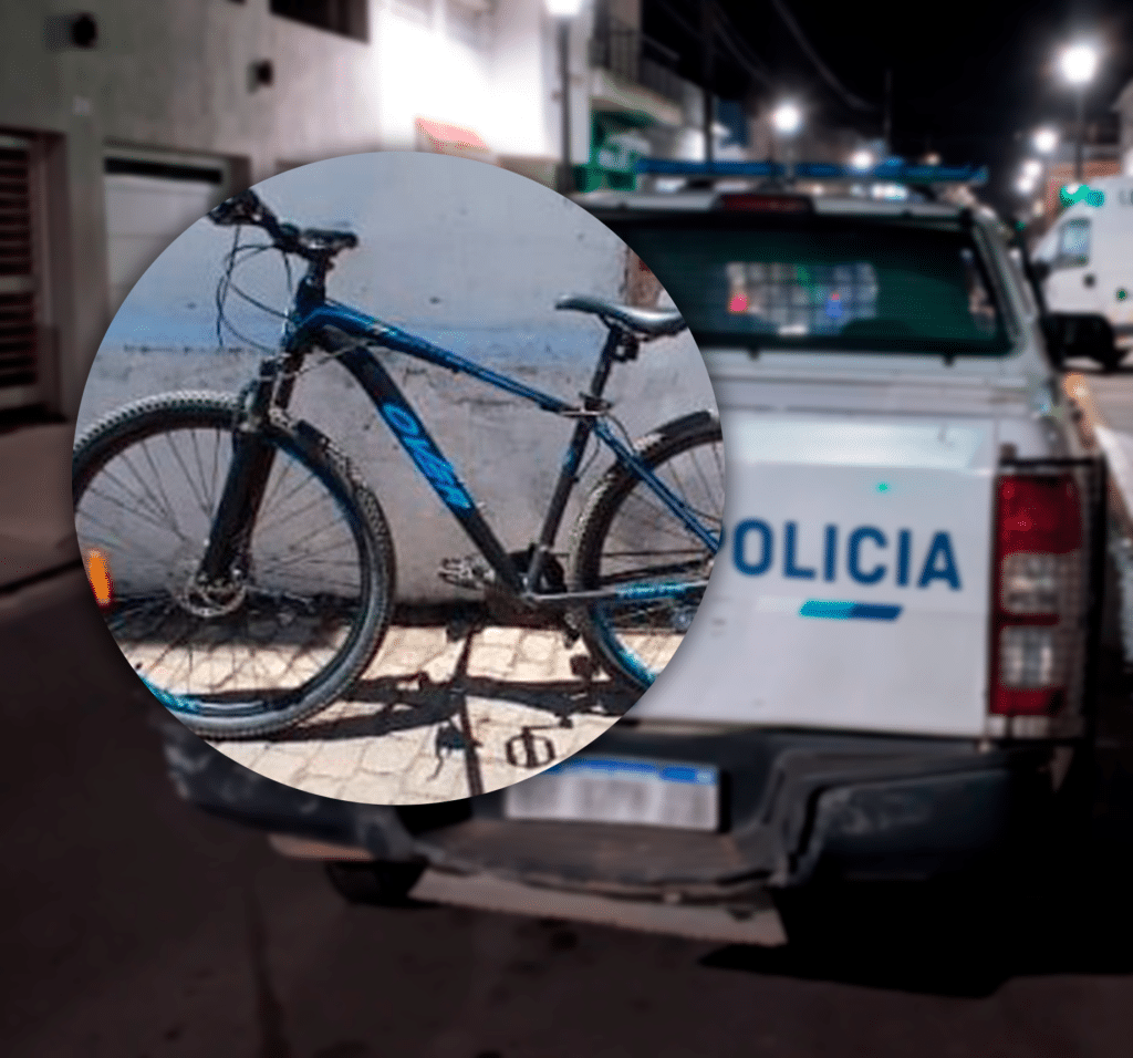 Un sujeto tenía en su poder una bicicleta que fue sustraída el año pasado: el dueño la reconoció y la policía lo aprehendió