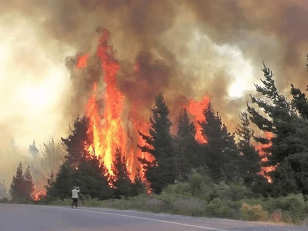 Chubut en alerta incendio evacuación epuyén evacuar