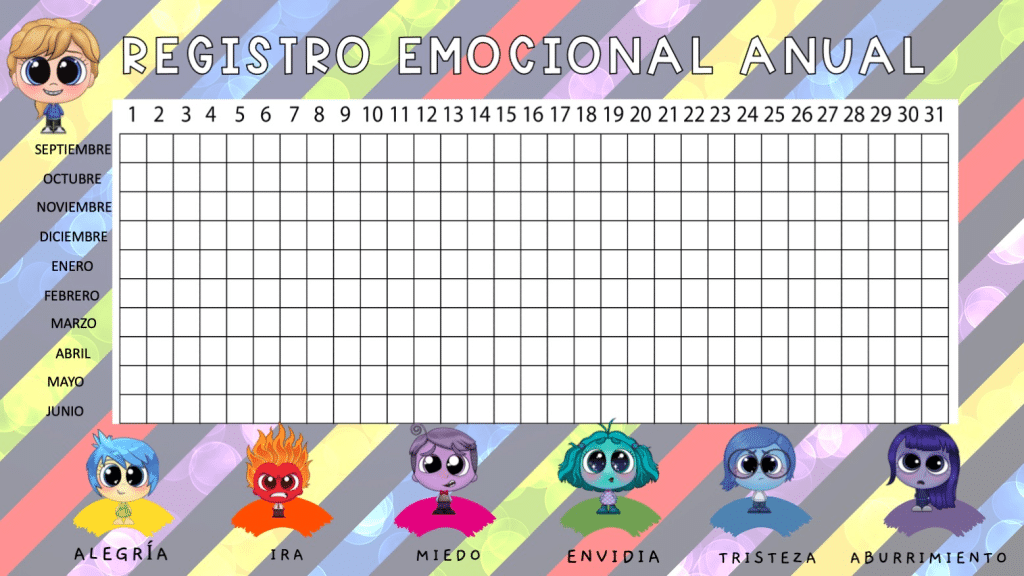 calendario emocional anual bienestar emociones ánimo herramienta salud mental