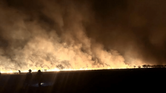 Reserva natural: logran contener un incendio que causó alarma en Berazategui y la región