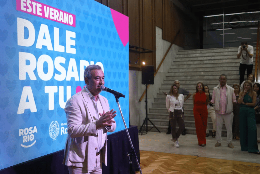 Pablo Javkin y Daniel Scioli se mostraron juntos en la presentación del plan turístico de Rosario