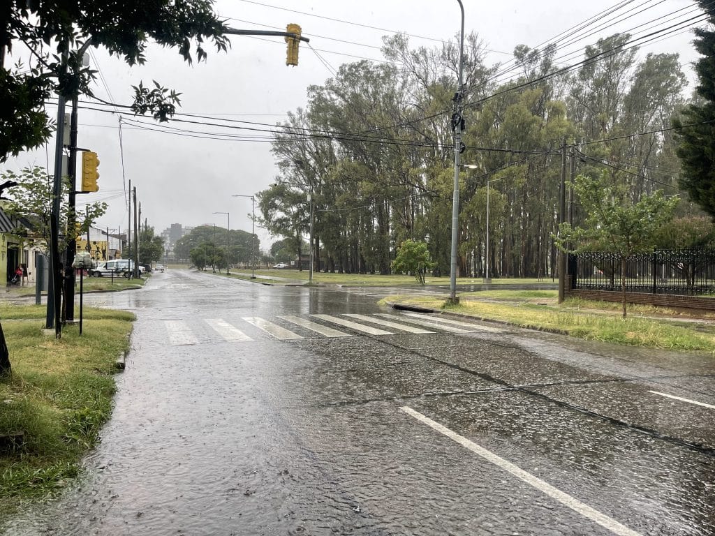 Durante el domingo cayeron un total de 20,6 milímetros de agua en San Nicolás