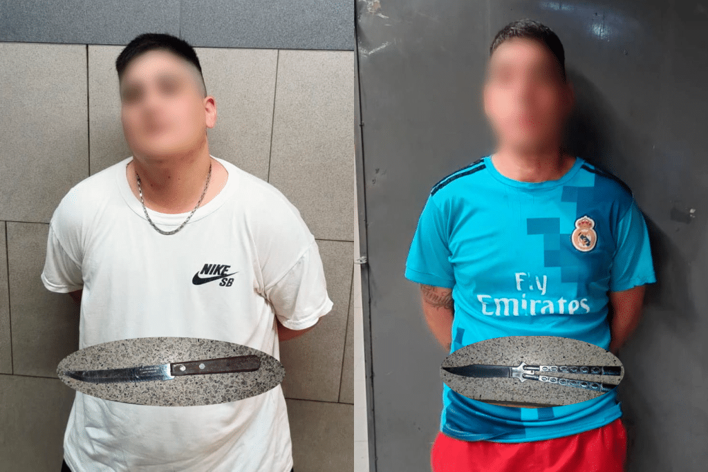 vendedores ambulantes armas blancas