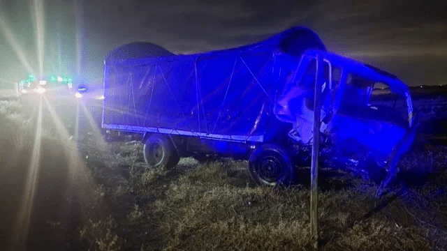 choque camión y auto camionero