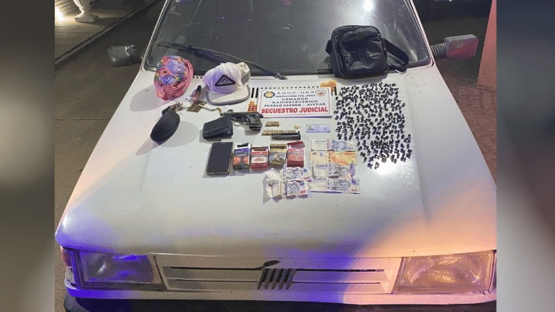 Gobernador Gálvez motel cocaína