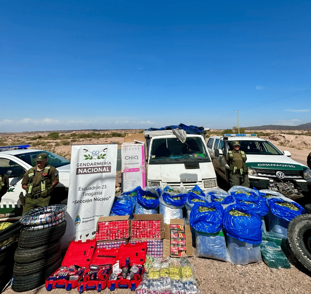 Gendarmería incauta hojas Catamarca
