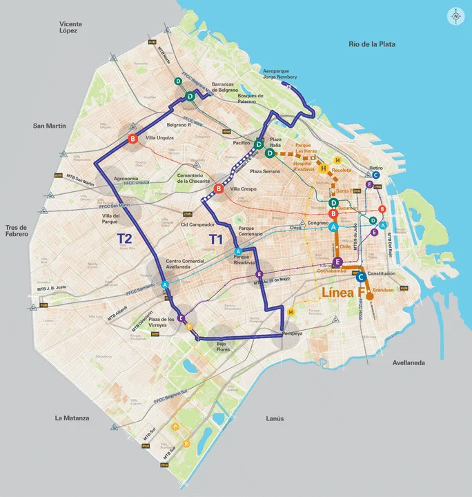 CABA: así será la nueva línea F de subtes | Diario El Norte - San Nicolás