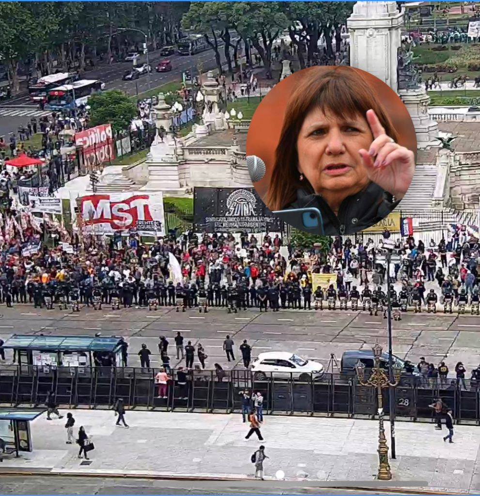 Patricia Bullrich sobre la marcha de los jubilados al Congreso: "Las fuerzas de seguridad estuvieron a la altura de las circunstancias"
