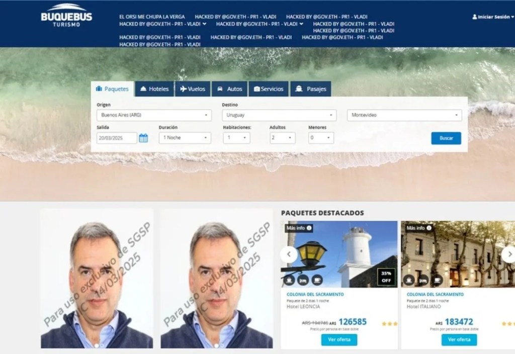 Los hackers que atacaron el sitio Mi Argentina en 2024 atacaron hoy a otra página web