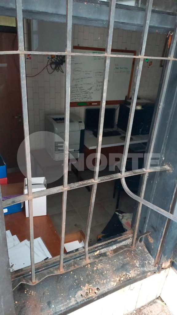 nuevo robo y vandalismo jardín