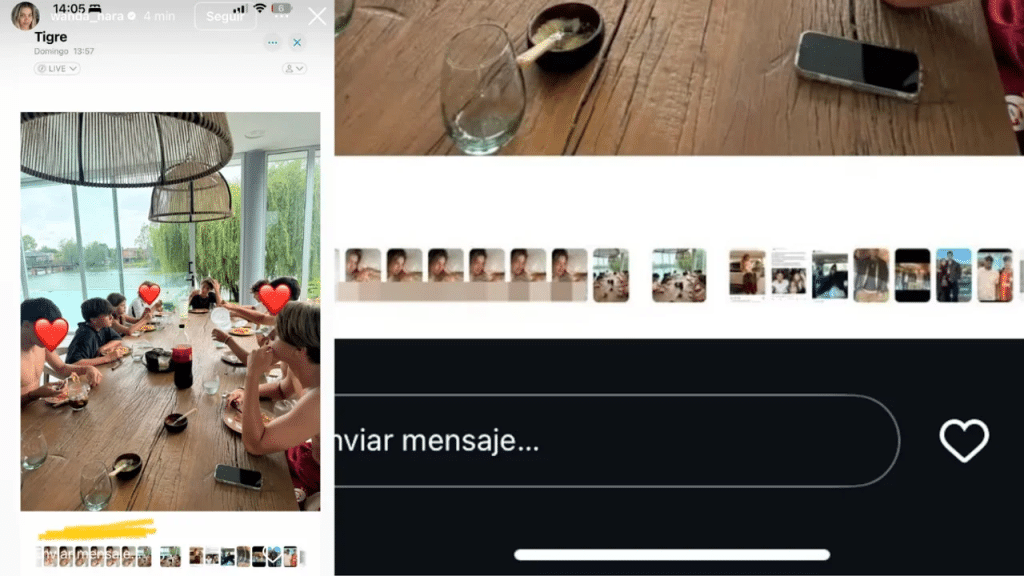 Para quién era la sesión de fotos en toples de Wanda Nara y qué dice la conductora