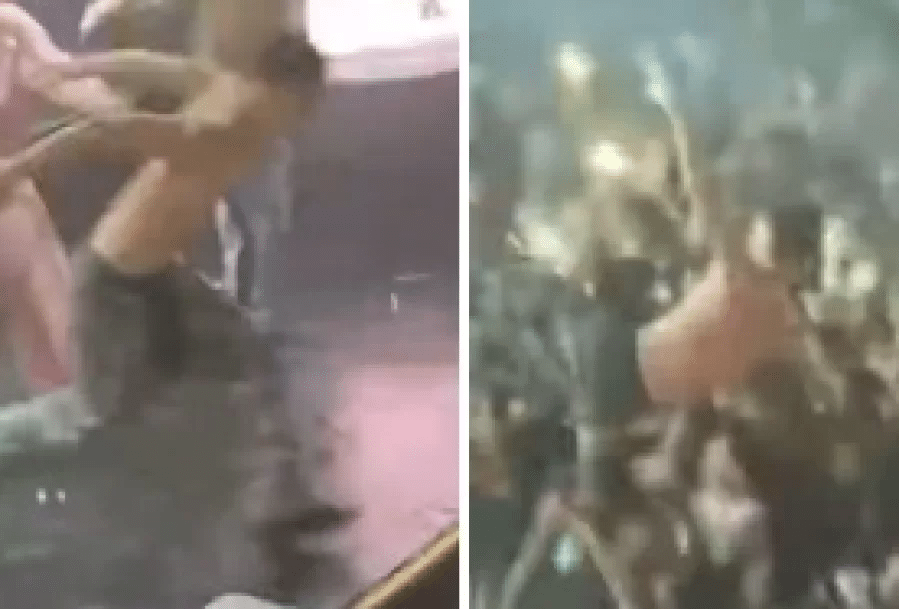 video viral trapero argentino saltó al público