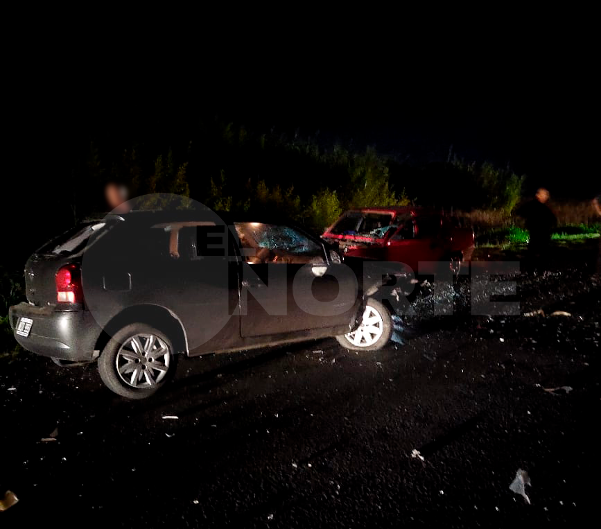 Triple choque en cadena en la Ruta 188 km 15: un Volkswagen Gol colisionó con un Renault 9 y luego impactó contra un camión