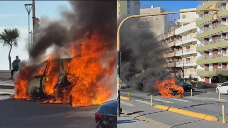 explosión en el centro conductor
