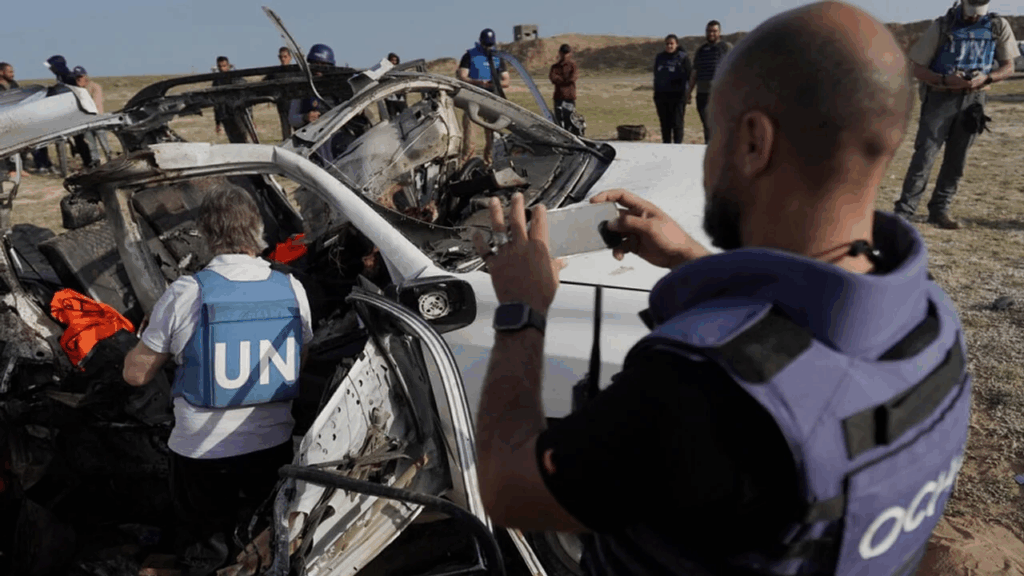 Israel admitió “fallas profesionales” en el ataque que mató a 15 trabajadores humanitarios en Gaza