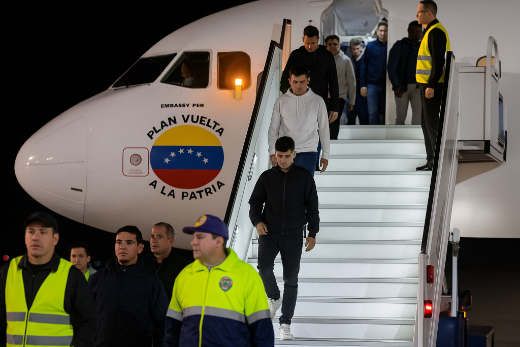 Venezuela recibió un vuelo con 198 migrantes desde Estados Unidos