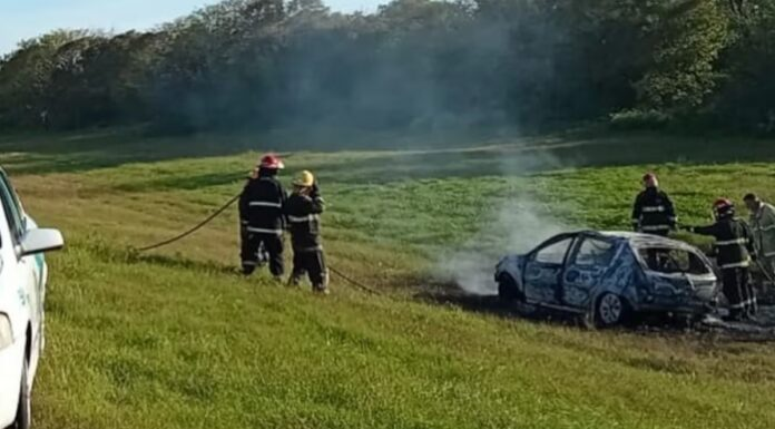 Hallaron el cuerpo calcinado de una mujer oriunda de La Plata en un auto a la vera de la Ruta 11