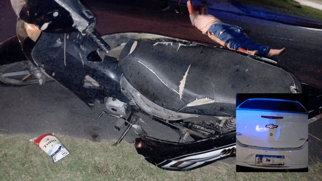 zona norte motociclista fue hospitalizado