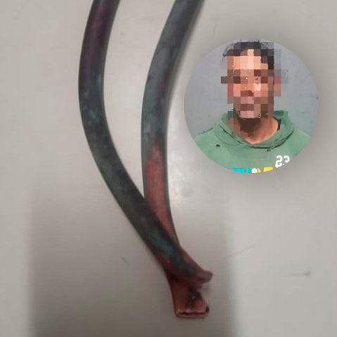 Barrio Ponte: detuvieron a un hombre que robó un caño de bronce en Segundo Garcia al 600