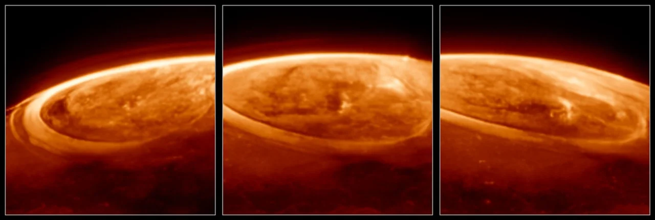 El telescopio Webb de la NASA reveló nuevos detalles de las auroras de ...