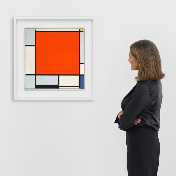 Un cuadro de Mondrian fue subastado por más de 47 millones de dólares en Nueva York
