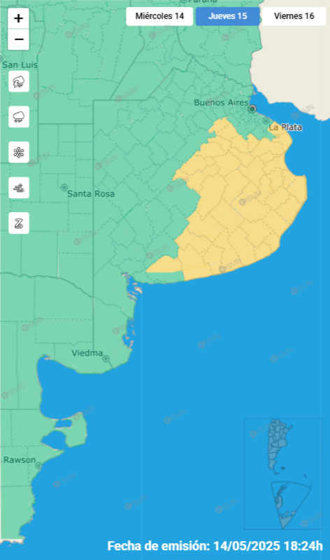 Sigue el viento norte y el “veranito” en gran parte del país: ¿cuándo llega el frío?