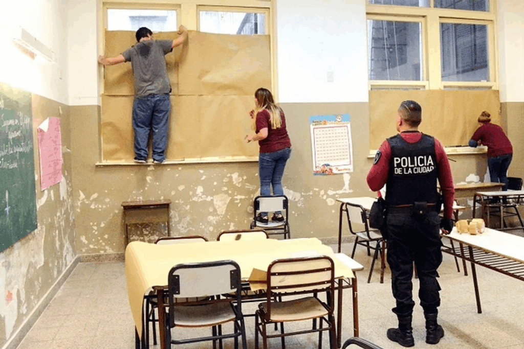 Despliegan operativo de seguridad por las elecciones legislativas en la Ciudad de Buenos Aires